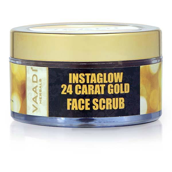 Netmeds | 24 Carat Gold Scrub - Sandalwood & Turmeric 50 gm