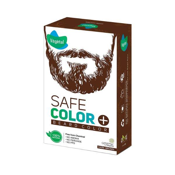 Netmeds | Vegetal Safe Color+ Hair Color for Beard - Dark Brown 25 gm