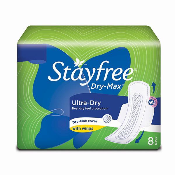 Netmeds | Stayfree Dry Max Ultra-Dry Wings 8's