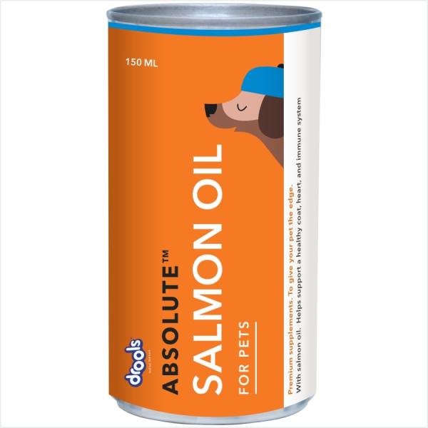 Netmeds | Drools Absolute Salmon Oil Syrup - Dog Supplement 150 ml