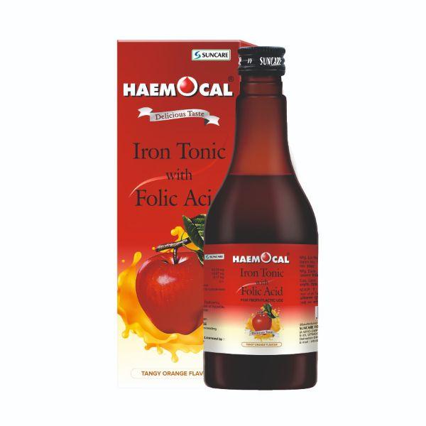 Netmeds | Suncare Haemocal Iron Tonic - Tangy Orange 300 ml