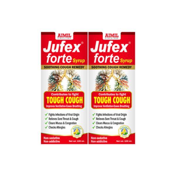 Netmeds | Aimil Jufex Forte Syrup (Pack of 2 x 100 ml)