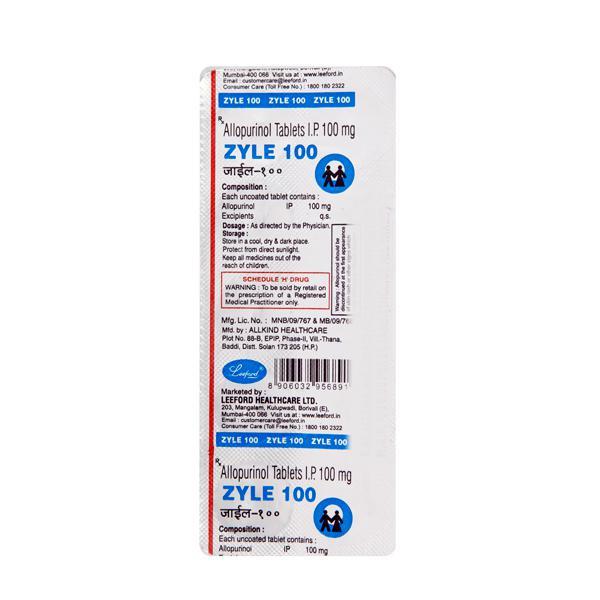 Netmeds | Zyle 100mg Tablet 10'S