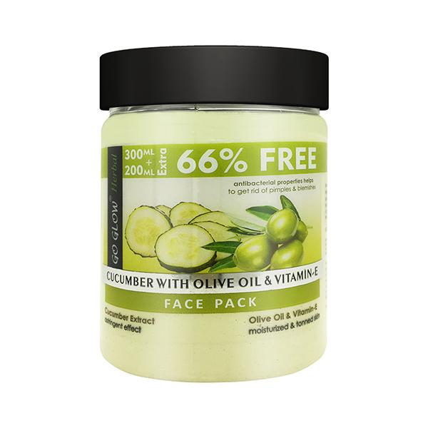 Netmeds | Berina Go Glow By Berina Cucumber with Olive Oil & Vitamin E Face Cream 500 ml