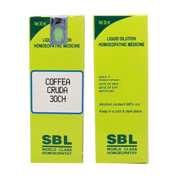 Netmeds | SBL Coffea Cruda 30 Liquid 30 ml