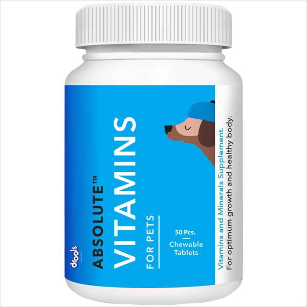 Netmeds | Drools Absolute Vitamin Tablet- Dog Supplement 50's