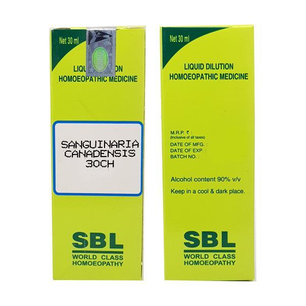 Netmeds | SBL Sanguinaria Canadensis 30 Liquid 30 ml