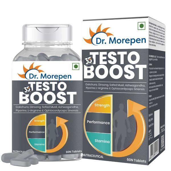 Netmeds | Dr. Morepen Testosterone Booster Tablet - Men 60's