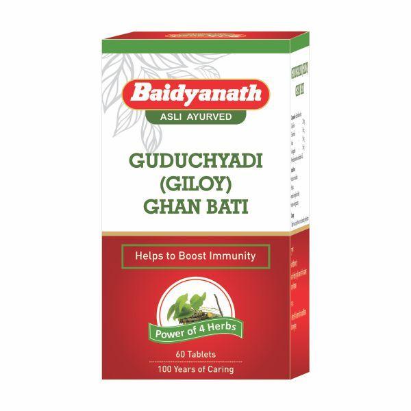 Netmeds | Baidyanath Guduchyadi (Giloy) Ghan Bati Tablet 60's