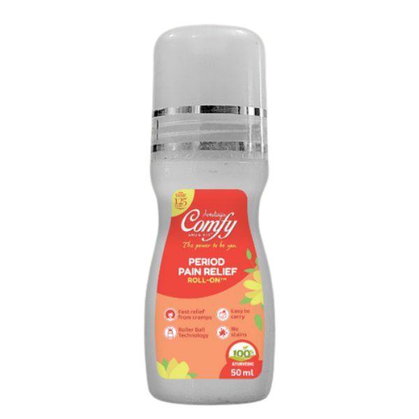 Netmeds | Amrutanjan Comfy Snug Fit Period Pain Relief Roll On 50 ml