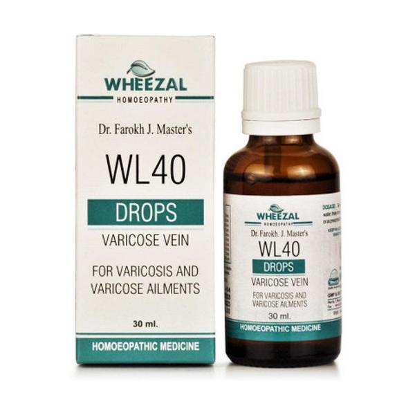 Netmeds | Wheezal Wl-40 Varicose Vein Drops 30ML