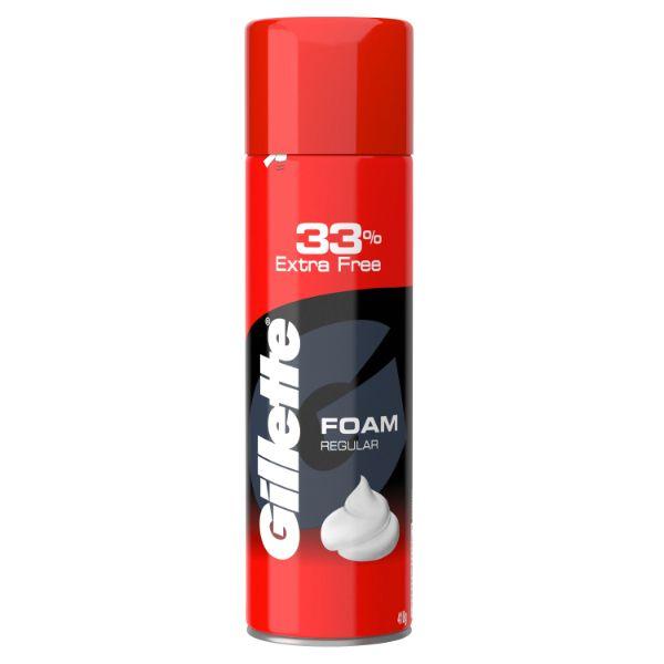 Netmeds | Gillette Shaving Foam - Regular (33% Extra Free) 418 gm