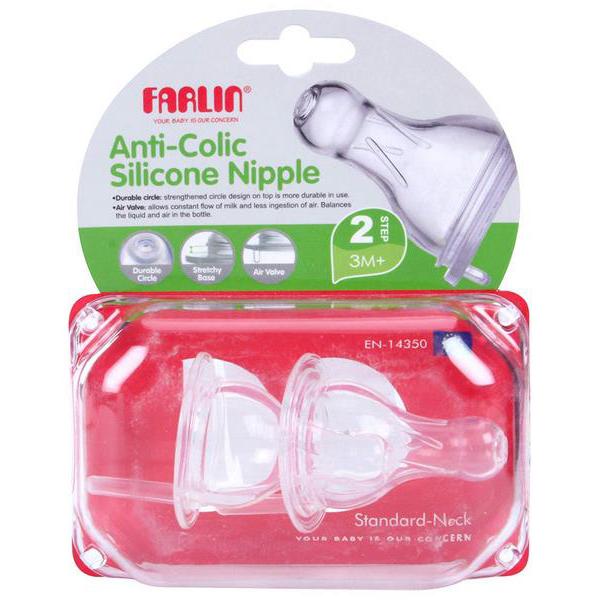 Netmeds | Farlin Anti-Colic Silicon Nipple M 1's