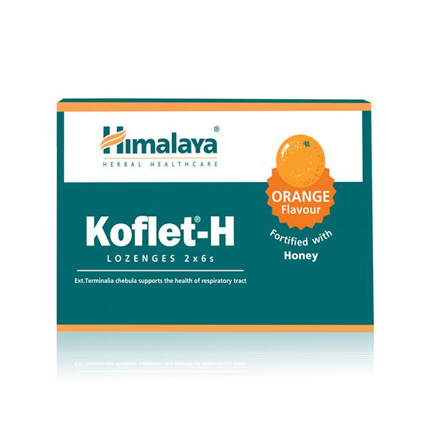 Netmeds | Himalaya Koflet H Lozenges - Orange Flavour 6's