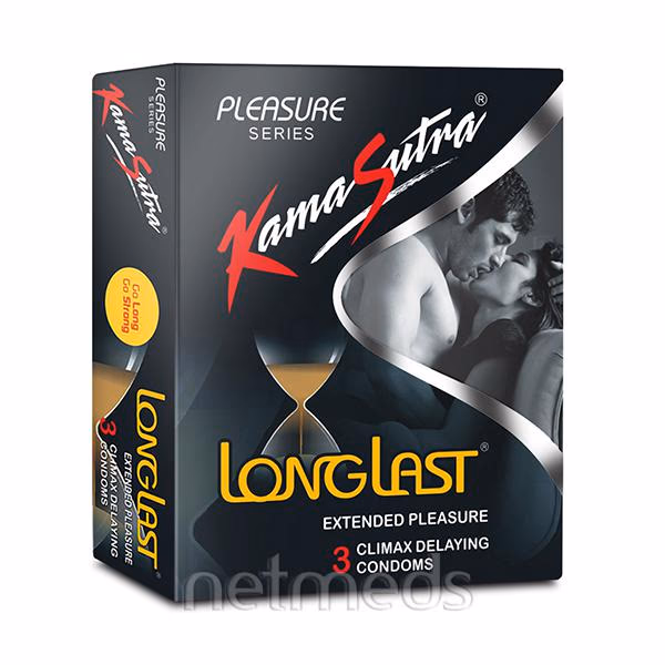 Netmeds | Kamasutra Condoms - Longlast 3's
