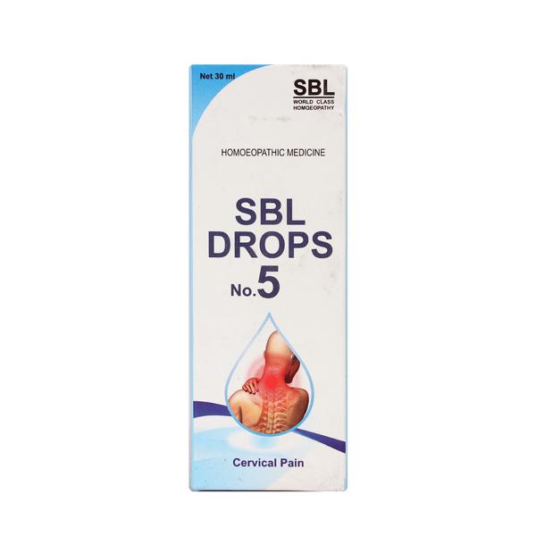 Netmeds | SBL Drops No. 5 (Cervical Pain) 30 ml
