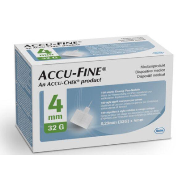 Netmeds | Accu-Fine Pen Needle (32 G x 4 mm) 100's