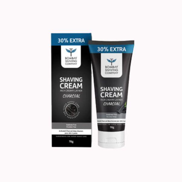Netmeds | Bombay Shaving Company Shaving Cream - Charcoal 78 gm
