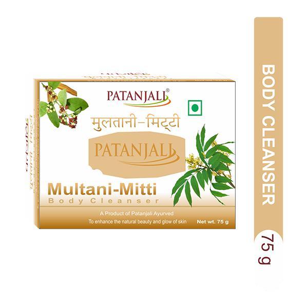 Netmeds | Patanjali Body Cleanser (Younger and Brighter Skin) - Multani Mitti 75 g