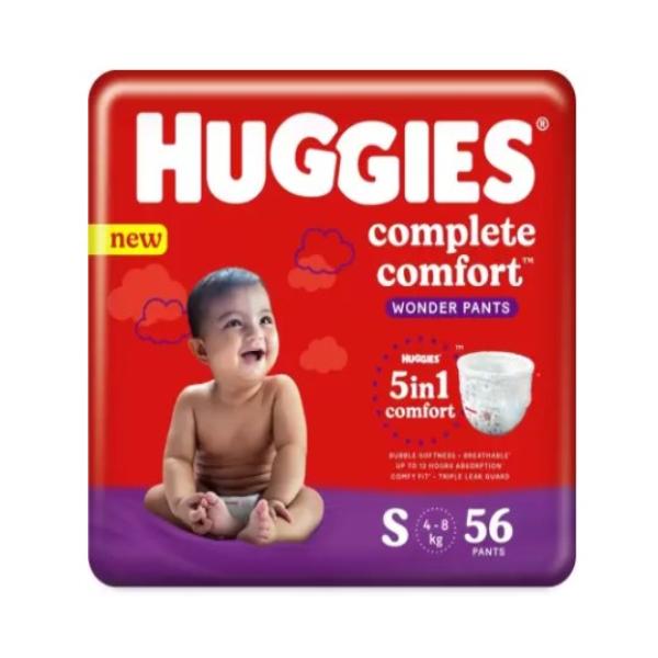 Netmeds | Huggies Complete Comfort Wonder Diaper Pants (S) 56's
