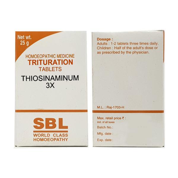 Netmeds | SBL Thiosinaminum 3X Tablet 25 gm