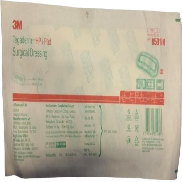 Netmeds | 3M Tegaderm HP + Pad Surgical Dressing (8591IN) 1's