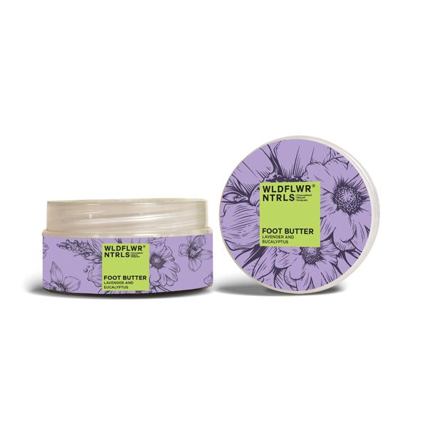 Netmeds | WLDFLWR NTRLS Foot Butter - Lavender & Eucalyptus 80 gm