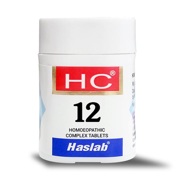 Netmeds | Haslab HC 12 (Homeopathic Complex) Tablet 20 gm