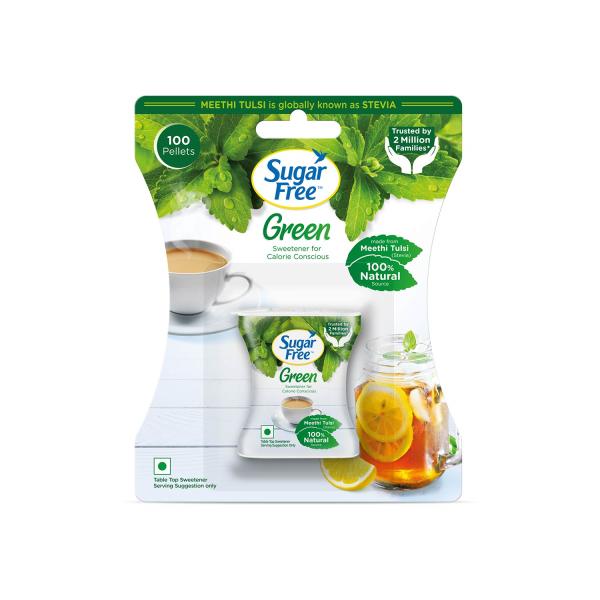 Netmeds | Sugar Free Green Stevia Pellets 100's