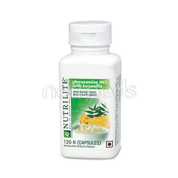 Netmeds | NUTRILITE GLUCOSAMINE HCL WITH BOSWELLIA CAPSULE 120'S