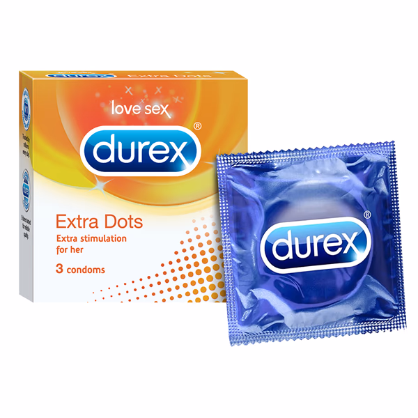 Netmeds | Durex Condoms - Extra Dots 3's