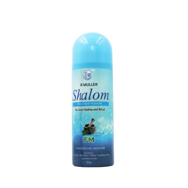 Netmeds | Father Muller Shalom Prickly Heat Powder (Blue) 150 gm
