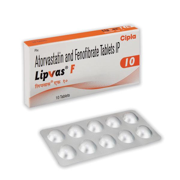 Netmeds | LIPVAS F Tablet 10's