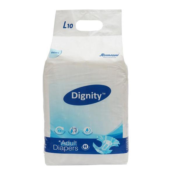 Netmeds | Romsons Dignity Adult Diapers 10's (L)