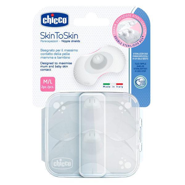 Netmeds | Chicco New Nipple Shields Silicone (M - L)