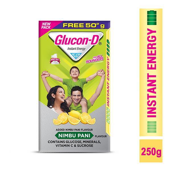 Netmeds | Glucon-D Instant Energy Powder - Nimbu Pani (Refill) 200 g