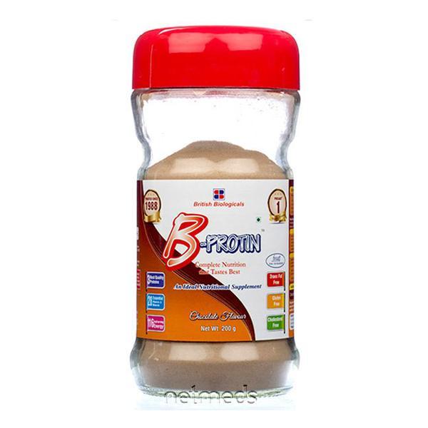 Netmeds | B-Protin Nutritional Powder Supplement - Chocolate 200 gm