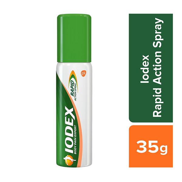 Netmeds | Iodex Rapid Action Spray 35 gm