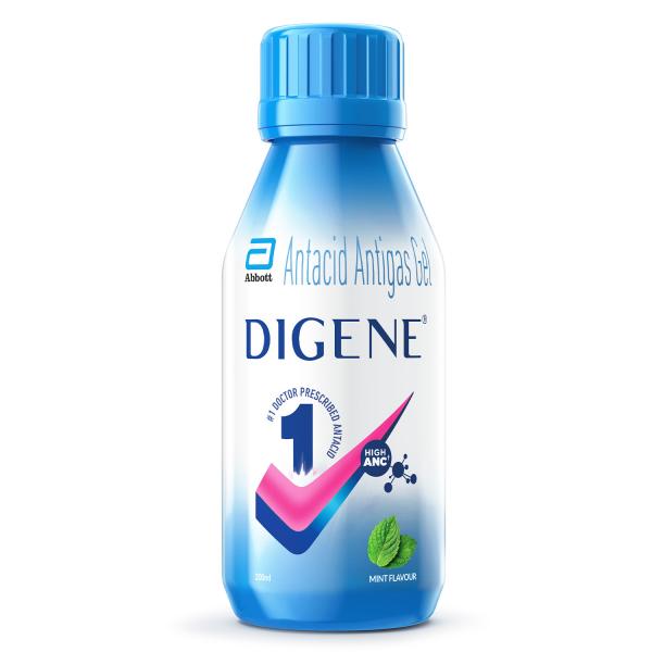 Netmeds | Digene Acidity & Gas Relief Gel - Mint Flavour 200 ml