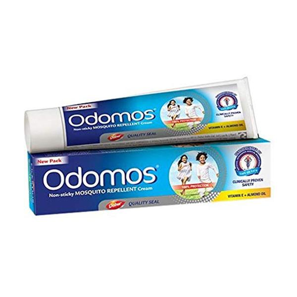 Netmeds | Dabur Odomos Mosquito Repellent Cream - Vitamin E + Almond Oil 100 gm
