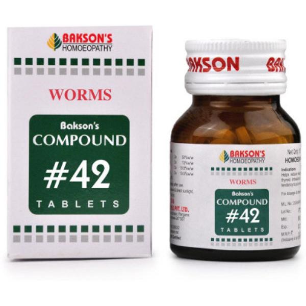 Netmeds | Bakson's Compound 42 Worms Tablet 25 g