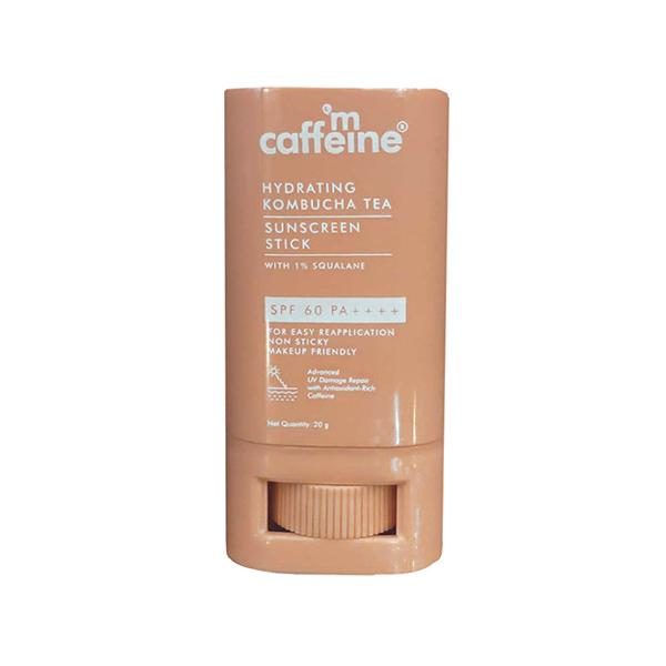 Netmeds | Mcaffeine Hydrating Kombucha Tea Sunscreen Stick with 1% Squalane SPF 60 PA++++ 20 gm