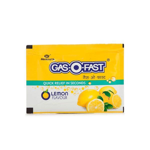 Netmeds | Gas O Fast Sachets - Lemon 5 gm
