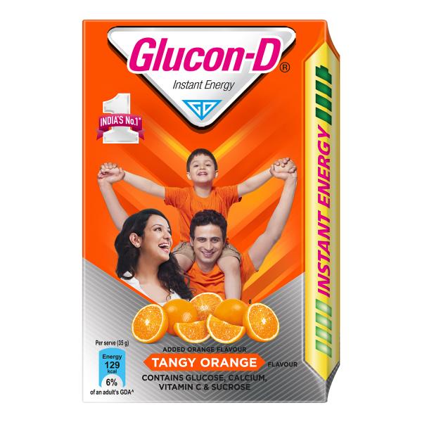Netmeds | Glucon-D Instant Energy Powder - Tangy Orange (Refill) 450 gm