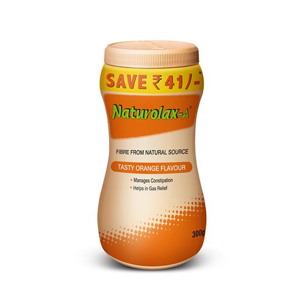 Netmeds | Naturolax-A Orange Flavour Powder 300 gm
