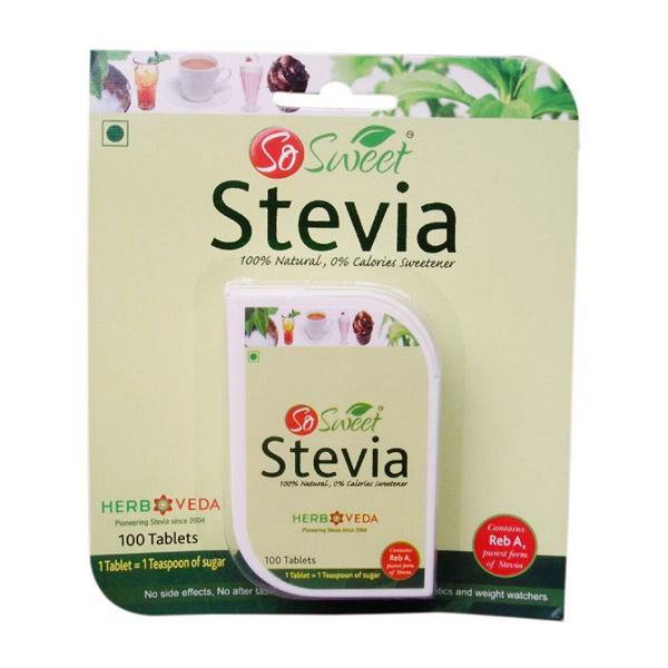 Netmeds | So Sweet 100% Natural Sugarfree Sweetener Stevia Tablets 400's