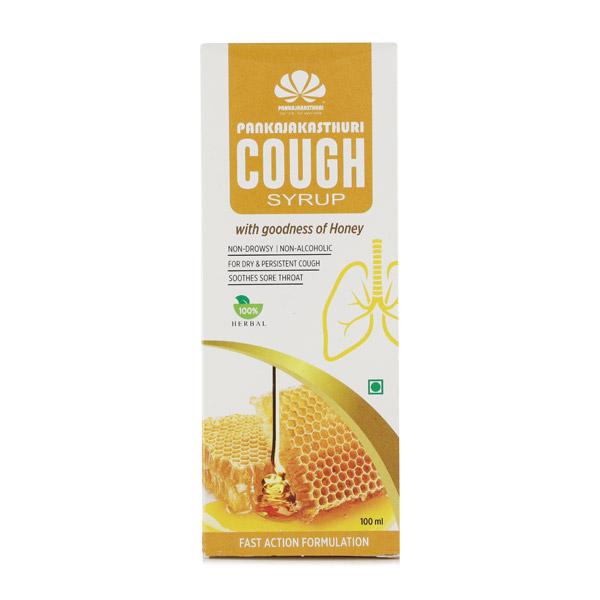 Netmeds | Pankajakasthuri Cough Syrup - Honey 100 ml