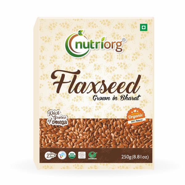 Netmeds | Nutriorg Organic Flaxseed 250 gm
