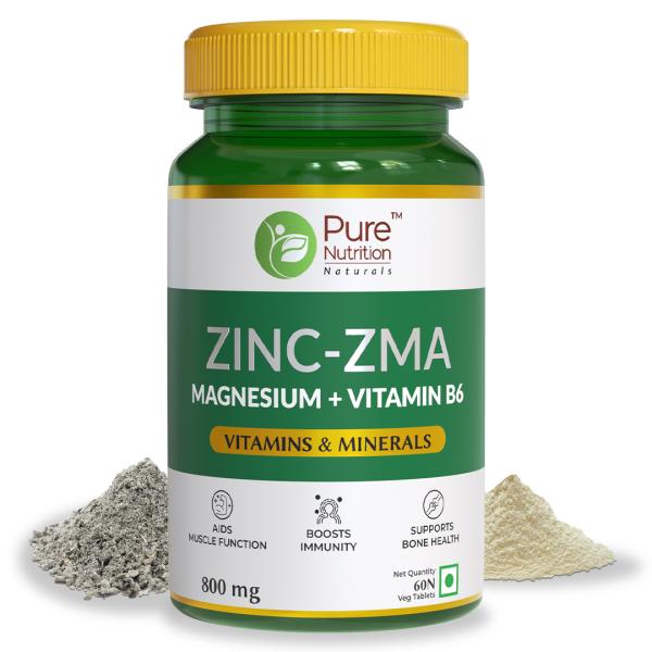 Netmeds | Pure Nutrition Zinc - ZMA Tablet 60's