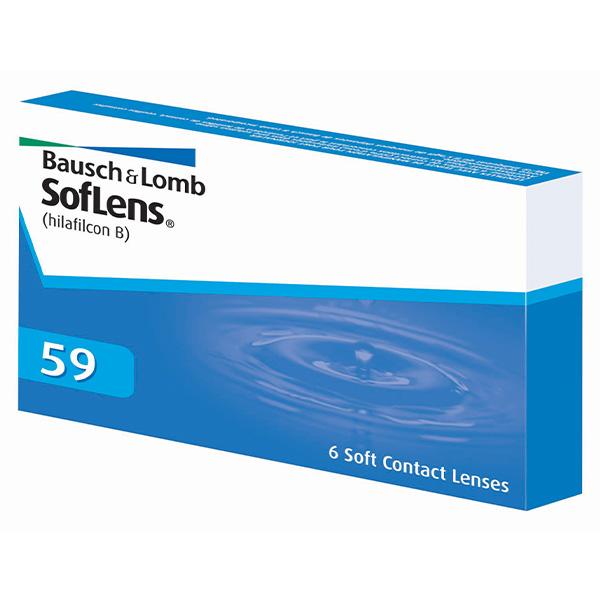 Netmeds | Bausch & Lomb SofLens 59 Monthly Contact Lens - 6 Lens/Box (-5.75)